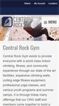 Mobile Screenshot of centralrockgym.com